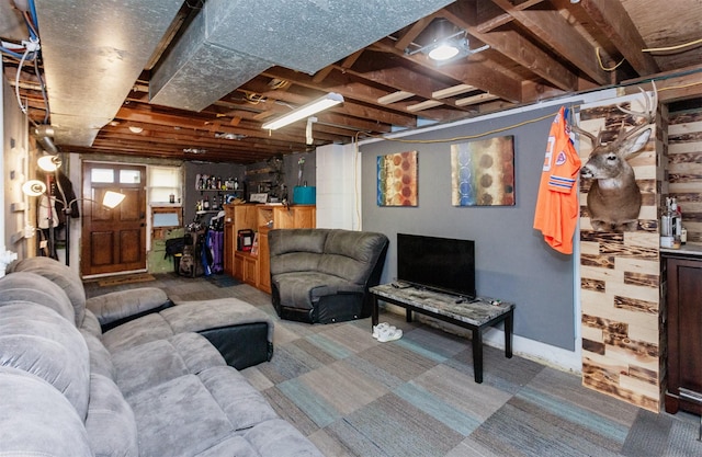3020 62nd St, Des Moines, IA 50322 - view of carpeted living area