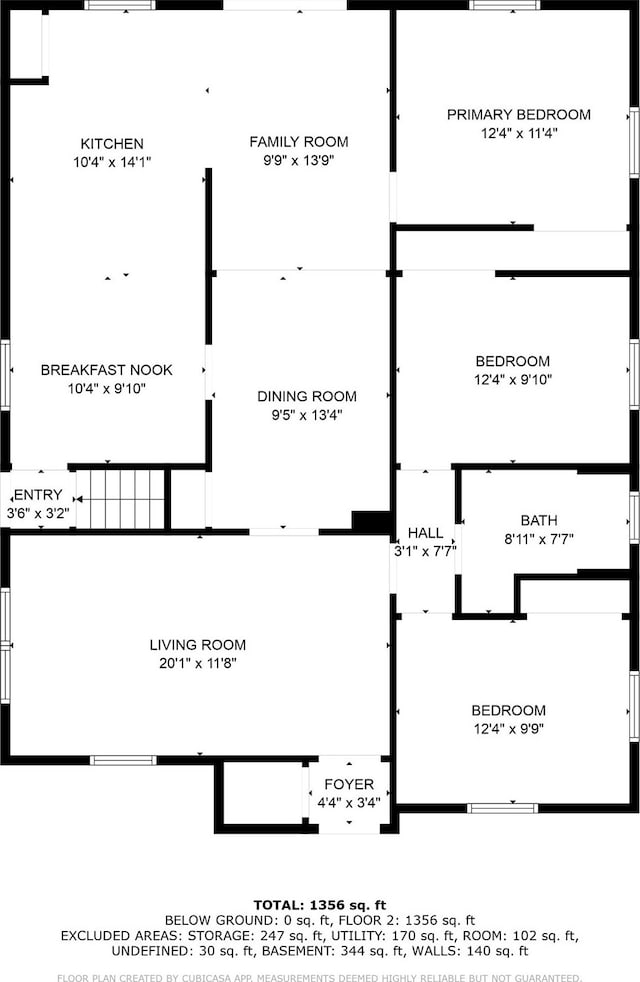105 N Park Lane Dr, Knoxville, IA 50138 - room layout