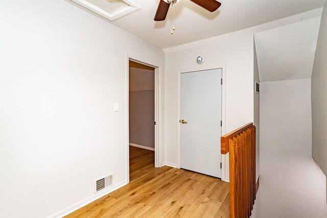1717 Linn St, Boone, IA 50036 - hallway featuring light wood-style flooring