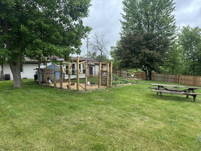 303 S Dewey St, Osceola, IA 50213 - view of yard with exterior structure and an outdoor structure