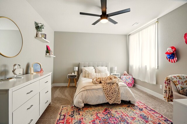 1108 NE Forest Ridge Ct, Ankeny, IA 50021 - carpeted bedroom with baseboards and ceiling fan