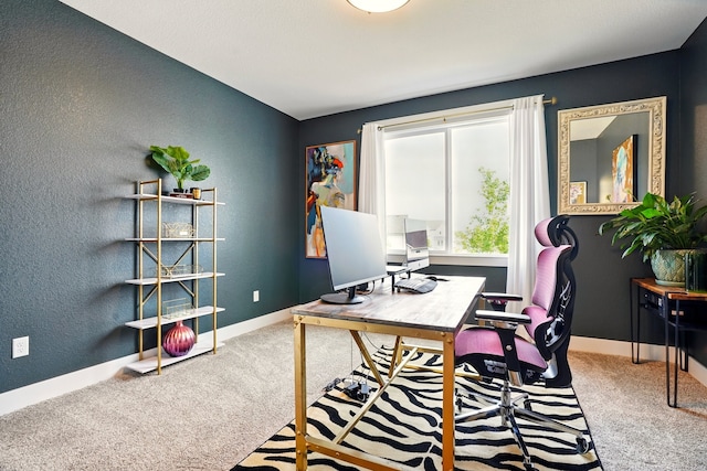 1108 NE Forest Ridge Ct, Ankeny, IA 50021 - carpeted office with baseboards