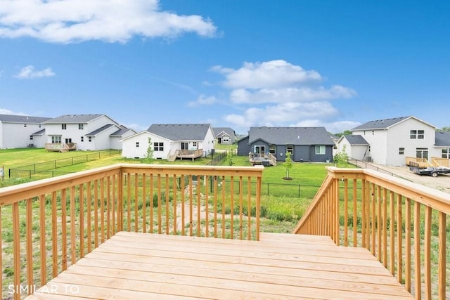 4208 NE 5th St, Ankeny, IA 50021 - wooden terrace with a residential view