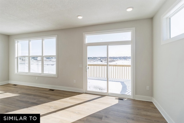 4208 NE 5th St, Ankeny, IA 50021 - spare room featuring baseboards, healthy amount of natural light, and wood finished floors