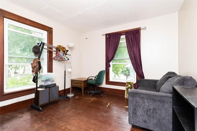 3417 6th Ave, Des Moines, IA 50313 - home office featuring wood finished floors and baseboards
