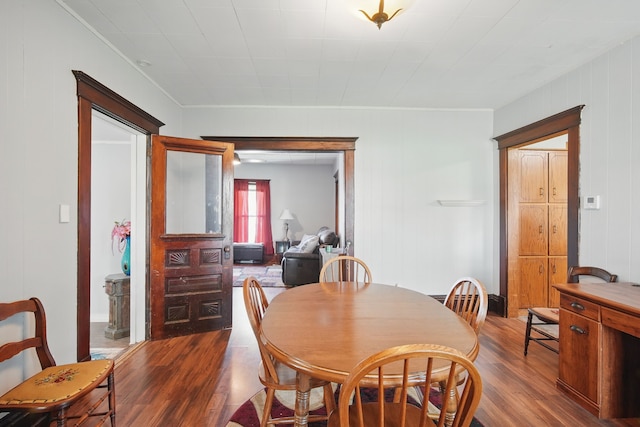 417 NE 2nd St, Panora, IA 50216 - dining space with wood finished floors