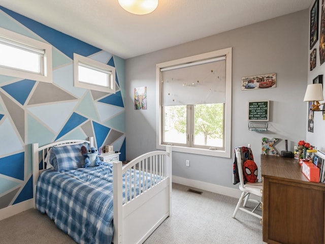 4485 NW 167th St, Clive, IA 50325 - bedroom with carpet floors, a desk, and baseboards