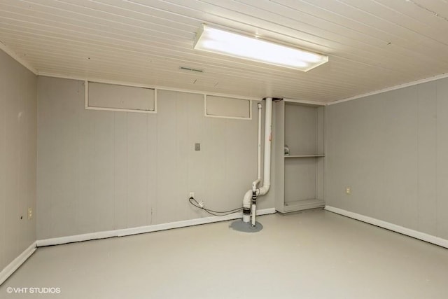 6445 Center St, Windsor Heights, IA 50324 - finished below grade area with baseboards