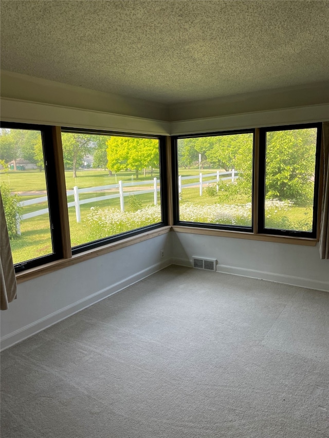 1620 Broad St, Grinnell, IA 50112 - carpeted spare room featuring a textured ceiling and baseboards
