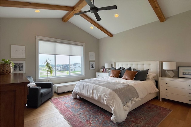 1000 NE 23rd St, Grimes, IA 50111 - bedroom featuring wood finished floors, recessed lighting, and ceiling fan
