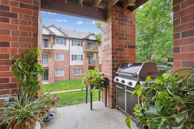 6440 Ep True Pkwy Unit 3102, West Des Moines, IA 50266 - view of patio featuring a grill