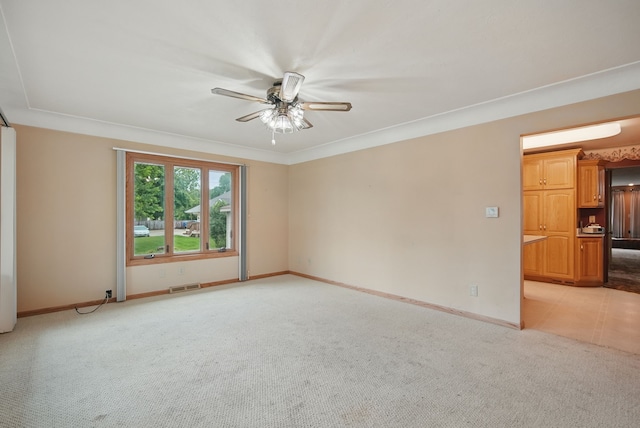 4500 100th St, Urbandale, IA 50322 - unfurnished room with a ceiling fan and light carpet