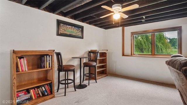 1105 E Henderson Pl, Indianola, IA 50125 - living area with carpet flooring