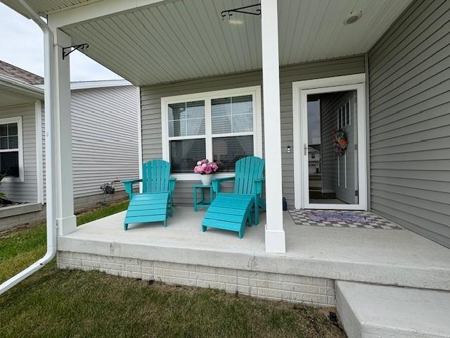 2807 NW 31st St, Ankeny, IA 50023 - property entrance featuring covered porch