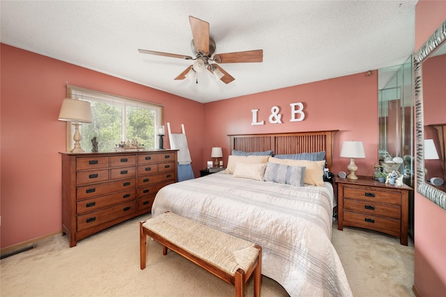 9640 Quail Run, Urbandale, IA 50322 - bedroom featuring carpet flooring and ceiling fan