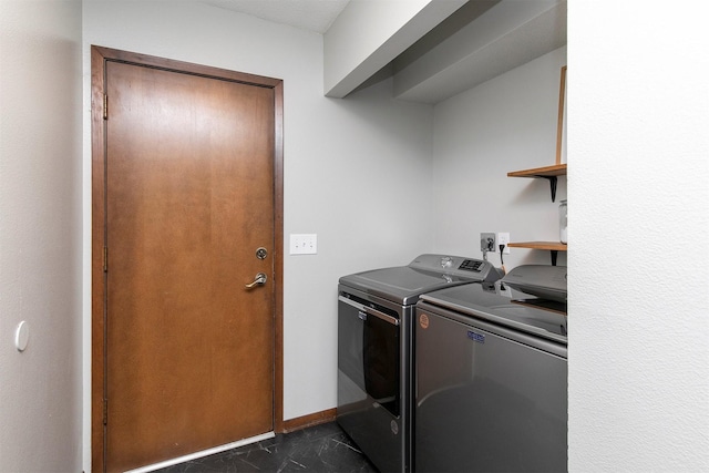 9873 Colby Ave, Clive, IA 50325 - laundry area with separate washer and dryer
