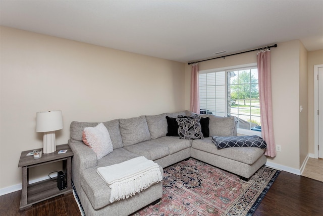 601 Orchard Hills Dr Unit 5011, Norwalk, IA 50211 - living room featuring wood finished floors and baseboards
