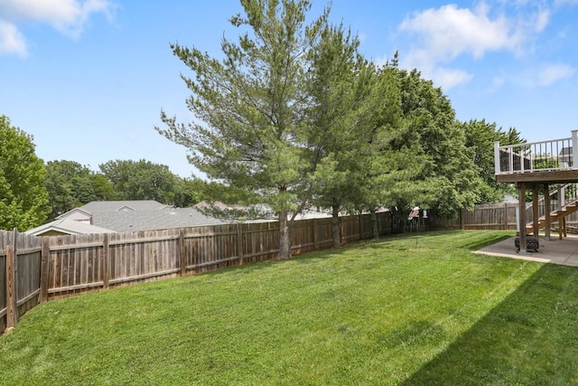 102 Jackson St, Pella, IA 50219 - view of yard featuring a patio, stairway, and a playground