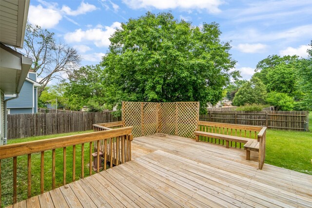 1495 Rio Valley Dr, Clive, IA 50325 - view of wooden terrace