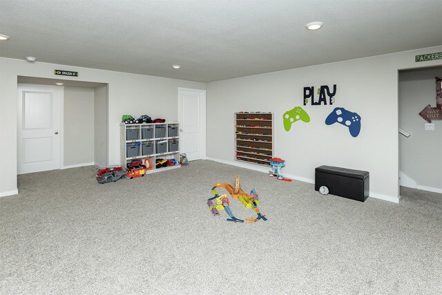 6828 NW 106th St, Johnston, IA 50131 - game room with carpet, recessed lighting, and baseboards
