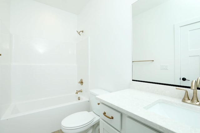 2412 NE 6th St, Grimes, IA 50111 - full bathroom featuring toilet, vanity, and shower / bath combination