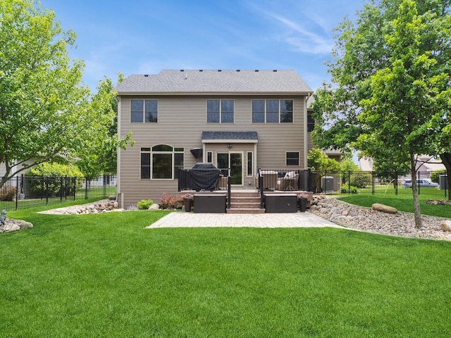 15903 Winston Ave, Urbandale, IA 50323 - back of house featuring a patio area and a wooden deck
