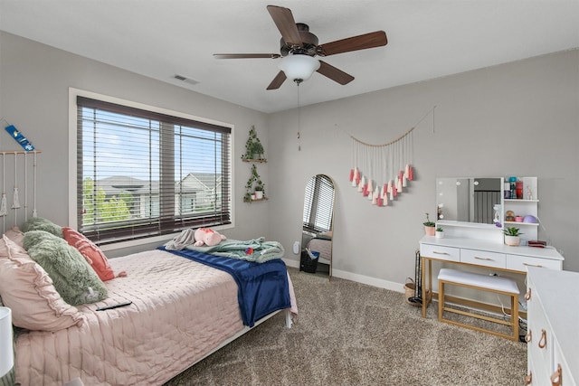 460 NE Bowman Dr, Waukee, IA 50263 - carpeted bedroom featuring baseboards and a ceiling fan