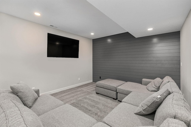 460 NE Bowman Dr, Waukee, IA 50263 - carpeted living room with baseboards and recessed lighting