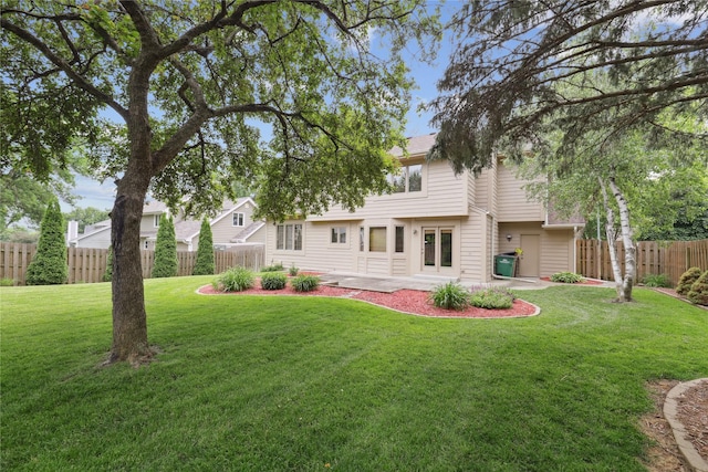 313 29th St, West Des Moines, IA 50265 - back of property featuring a patio area