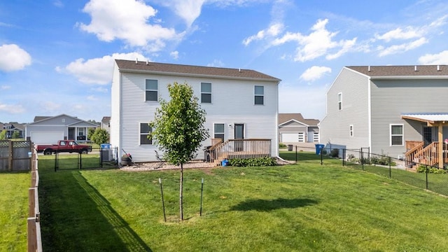 5400 Brook Landing Cir, Des Moines, IA 50317 - rear view of house featuring a gate and a residential view