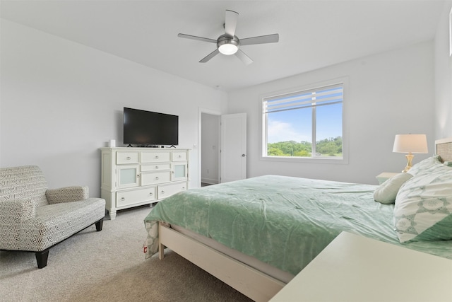 110 Bailey Cir, Waukee, IA 50263 - bedroom with carpet flooring and a ceiling fan