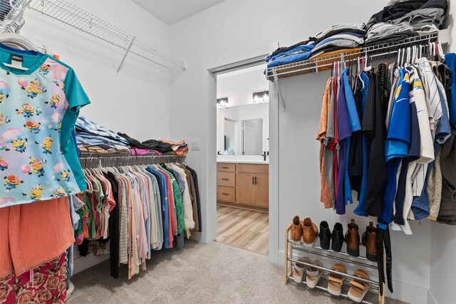 110 Bailey Cir, Waukee, IA 50263 - walk in closet featuring carpet