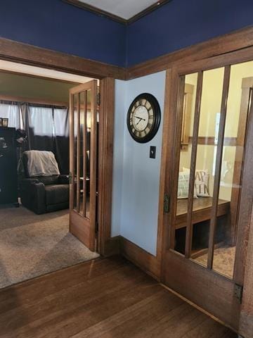 230 Grant St, Murray, IA 50174 - hall featuring wood finished floors