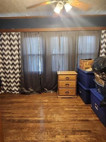 230 Grant St, Murray, IA 50174 - spare room with wood finished floors and ceiling fan