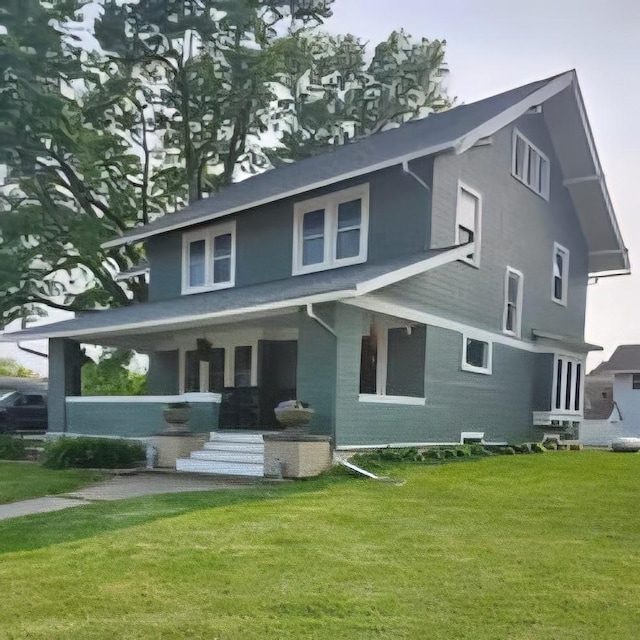 230 Grant St, Murray, IA 50174 - view of front facade featuring a front lawn and a porch