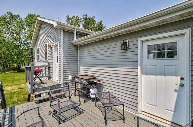 2212 228th Pl, Ames, IA 50014 - deck with a yard