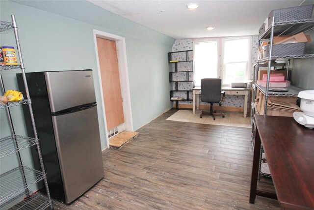 1035 65th St, Windsor Heights, IA 50324 - office with wood finished floors and recessed lighting