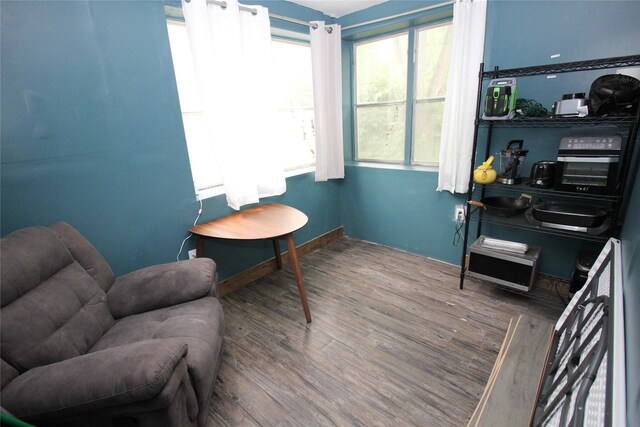 1035 65th St, Windsor Heights, IA 50324 - living area with wood finished floors