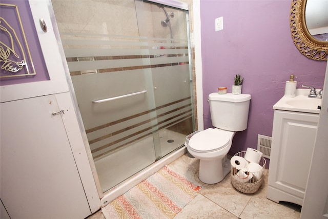 1035 65th St, Windsor Heights, IA 50324 - full bath with vanity, toilet, and a shower stall