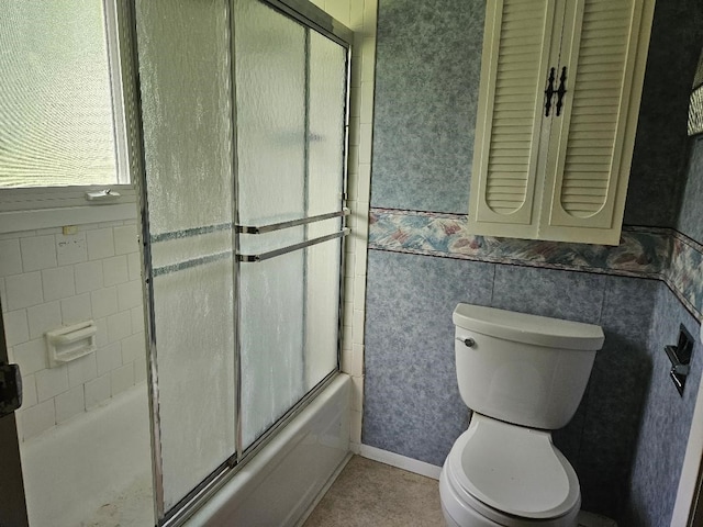 205 Amy Ln, Mount Ayr, IA 50854 - full bath with combined bath / shower with glass door and tile walls