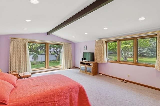 2110 Ashmore Dr, Ames, IA 50014 - bedroom featuring light carpet, recessed lighting, and baseboards