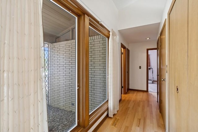 2110 Ashmore Dr, Ames, IA 50014 - hall with light wood-style flooring