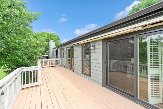 4922 Cedar Dr, West Des Moines, IA 50266 - view of wooden terrace