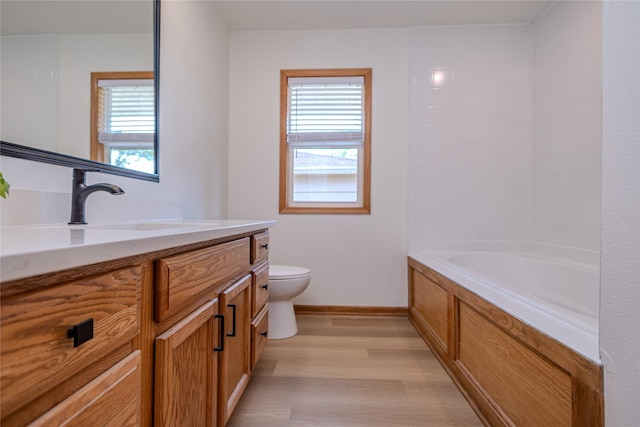 609 17th St, West Des Moines, IA 50265 - full bath with vanity and wood finished floors