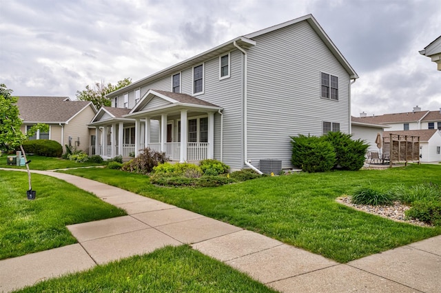 2732 Northridge Ln, Ames, IA 50010 - traditional-style house featuring covered porch and a front yard