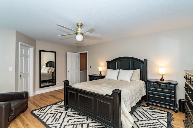 2732 Northridge Ln, Ames, IA 50010 - bedroom with light wood-style flooring and a ceiling fan