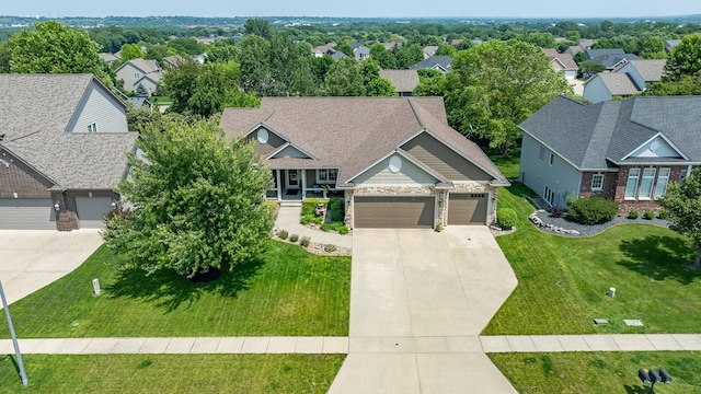 6725 NW 93rd St, Johnston, IA 50131 - aerial perspective of suburban area