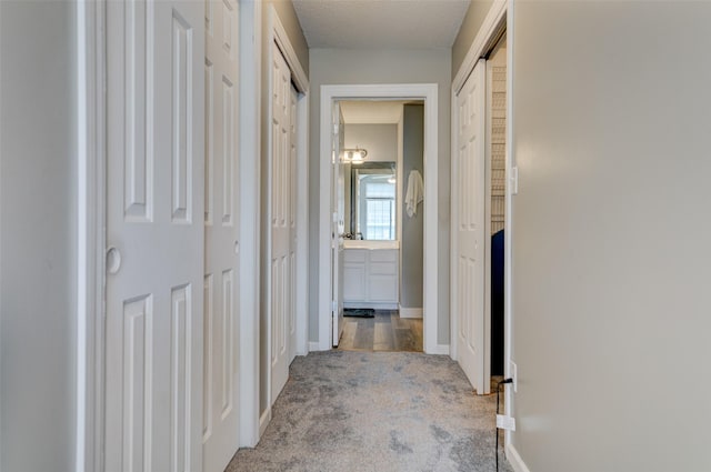 5462 Longview Ct Unit 1, Johnston, IA 50131 - hall with carpet flooring and baseboards