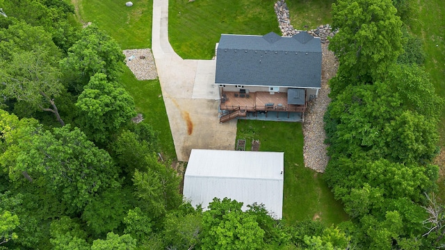 2626 SE 72nd St, Runnells, IA 50237 - view from above of property