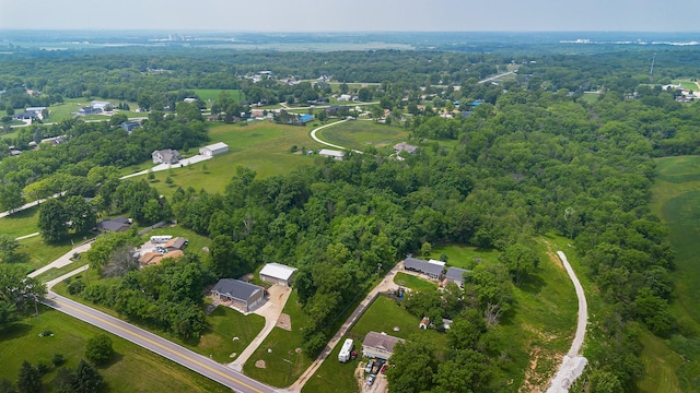 2626 SE 72nd St, Runnells, IA 50237 - aerial overview of property's location with a forest